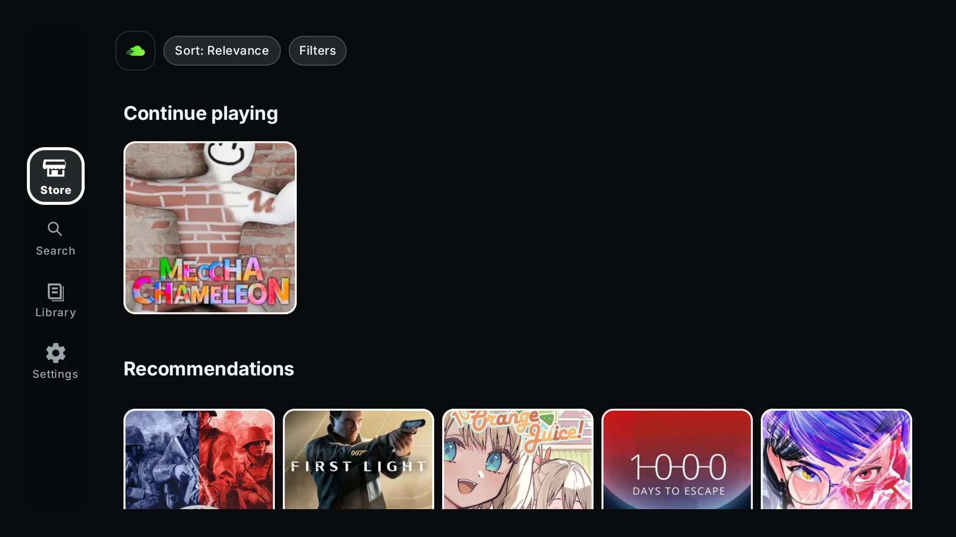 OpenNOW screenshot