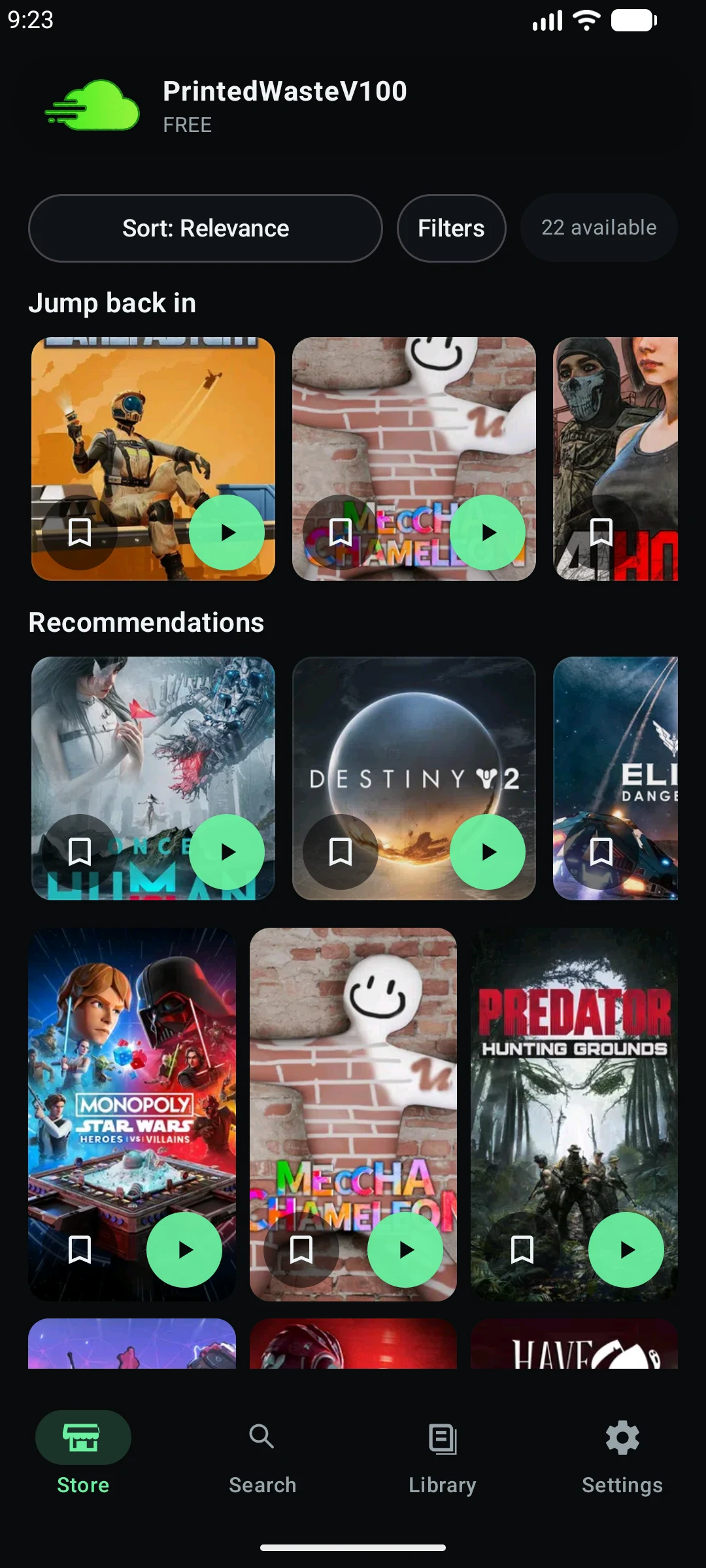 OpenNOW screenshot